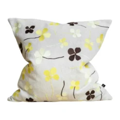 Clover tyynyliina 48x48 cm, Yellow