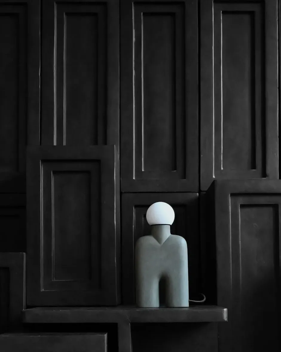 Cobra pöytävalaisin 35 cm, Dark grey