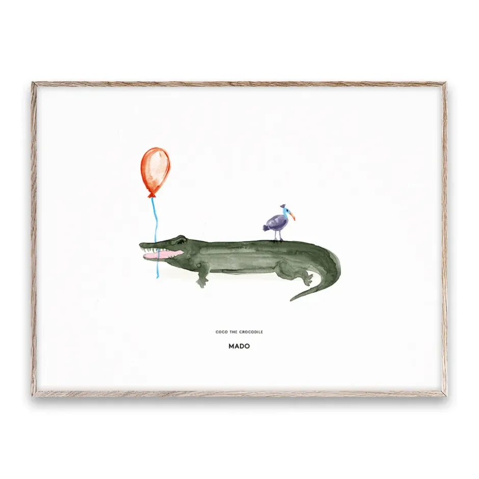 Coco the Crocodile -juliste, 30 x 40 cm