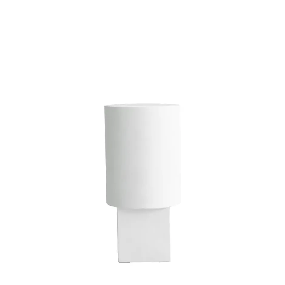 Column pöytä Ø25x50 cm, Luunvalkoinen