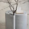 Concrete jakkara/sivupöytä 37 cm, Grey
