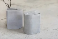 Concrete jakkara/sivupöytä 37 cm, Grey