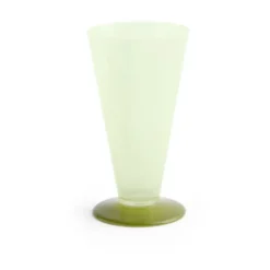 Conical maljakko, Light green-dark lime, small