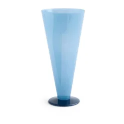 Conical maljakko, Petrol blue-dark blue, large