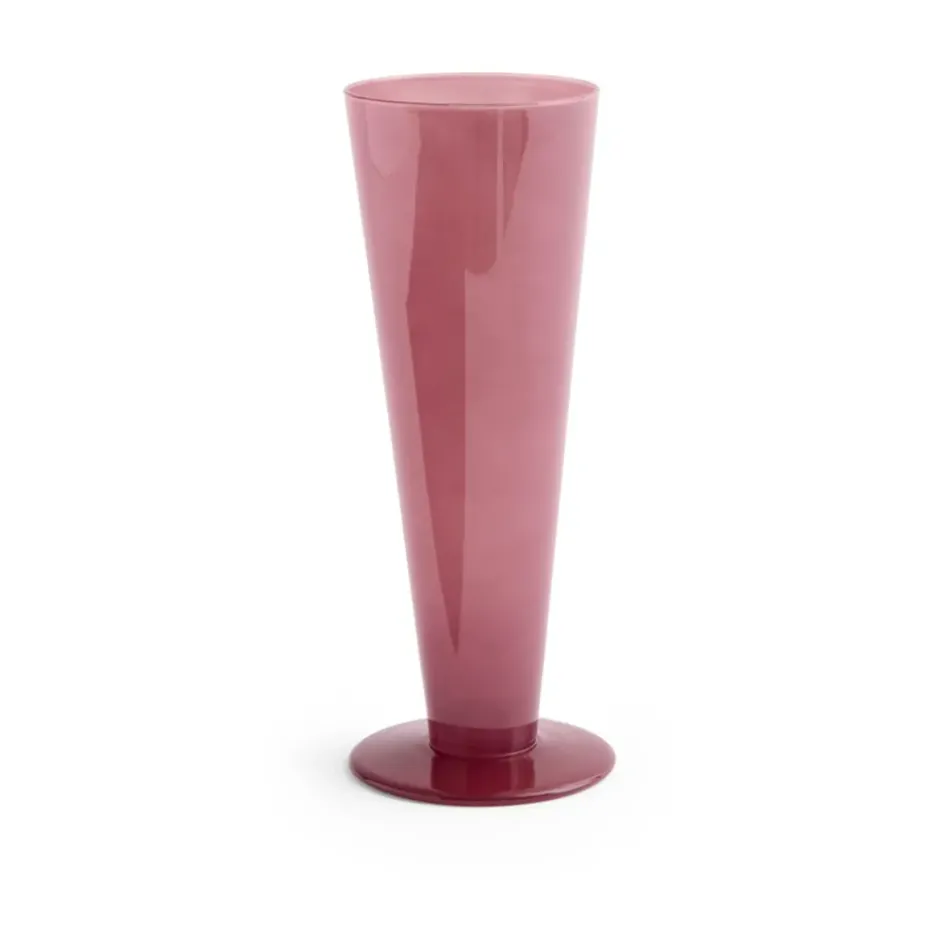 Conical maljakko, Rose-dark red, medium