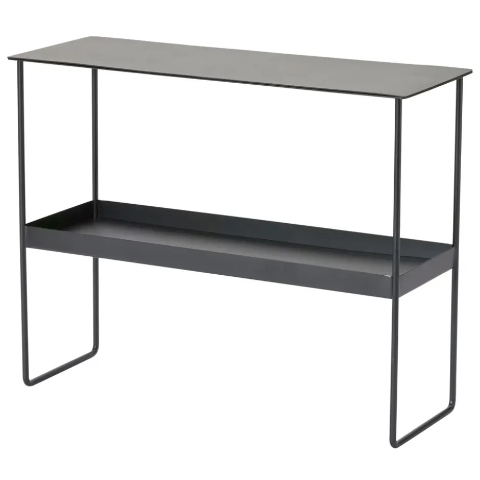 Console Bull -tarjoilupöytä, 2 tasoa, Black