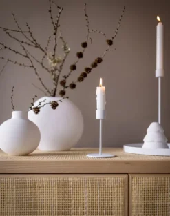 Cooee kynttilänjalka 13 cm, White
