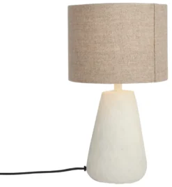 Cora pöytävalaisin 35 cm, White-natural
