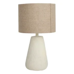 Cora pöytävalaisin 35 cm, White-natural
