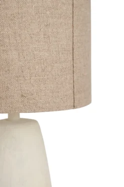 Cora pöytävalaisin 35 cm, White-natural
