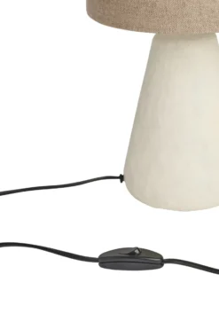 Cora pöytävalaisin 35 cm, White-natural