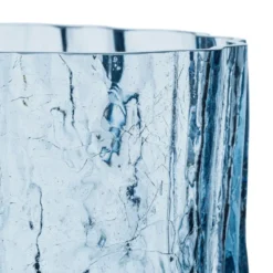 Crackle maljakko 27 cm, Pyöreä lasi