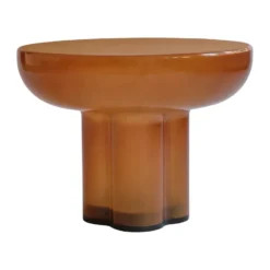 Crown sivupöytä low Ø 65 cm, Karamelli