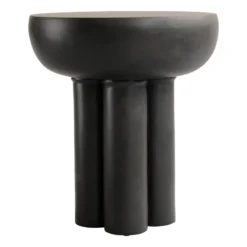 Crown sivupöytä tall Ø 45 cm, Coffee