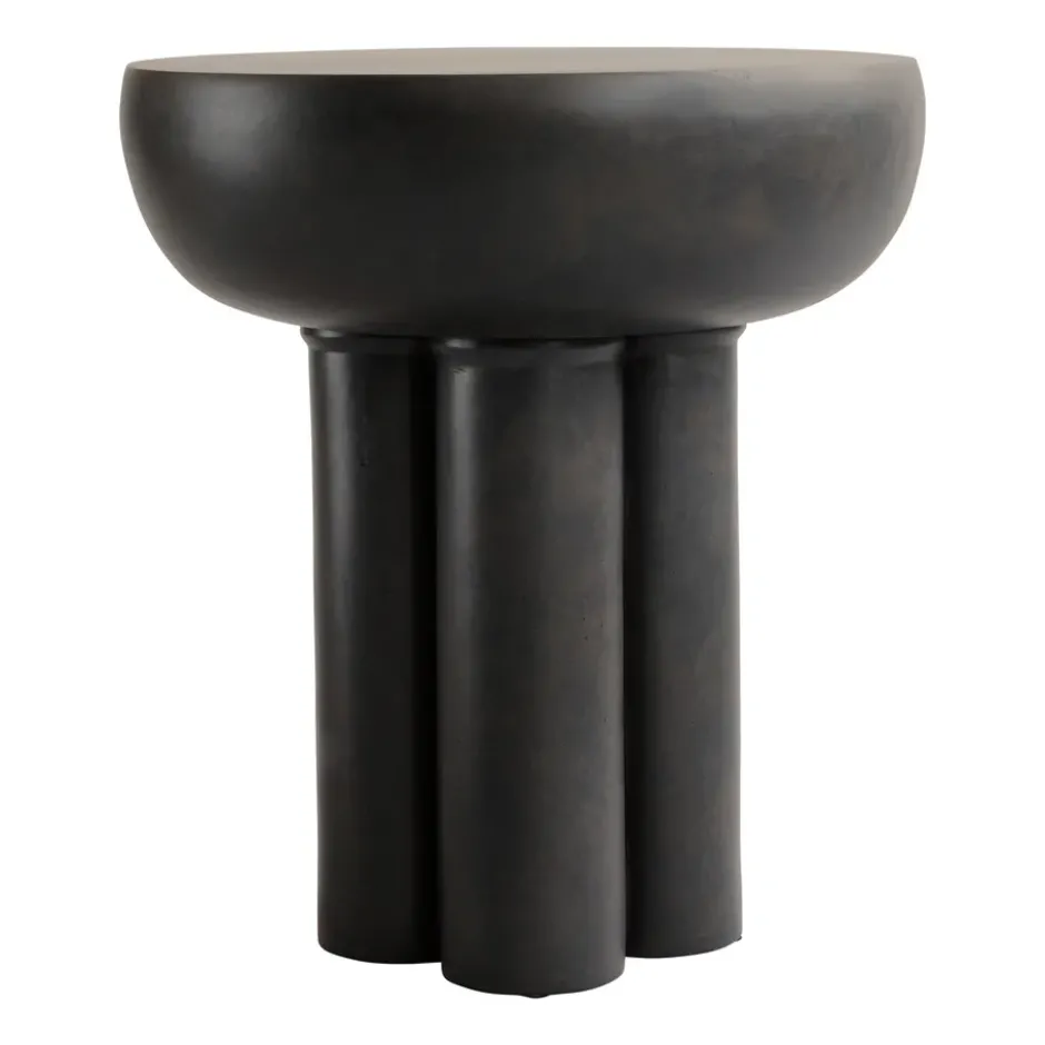 Crown sivupöytä tall Ø 45 cm, Coffee