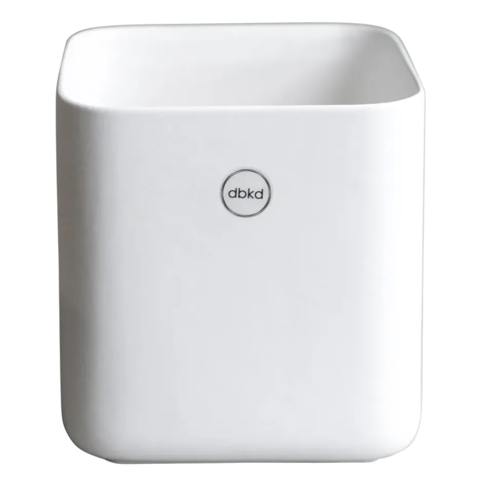Cube ruukku small Ø 13 cm, Matte white
