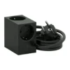 Cuboid haaroituspistorasia 2 m, Black