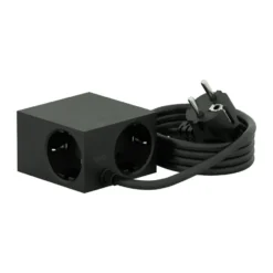 Cuboid haaroituspistorasia 2 m, Black