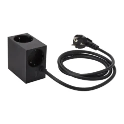 Cuboid haaroituspistorasia 2 m, Black