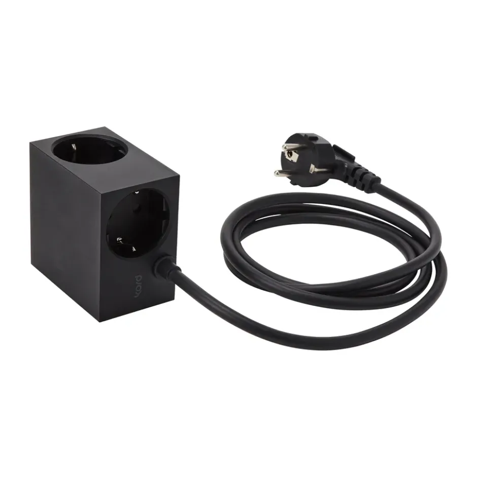 Cuboid haaroituspistorasia 2 m, Black