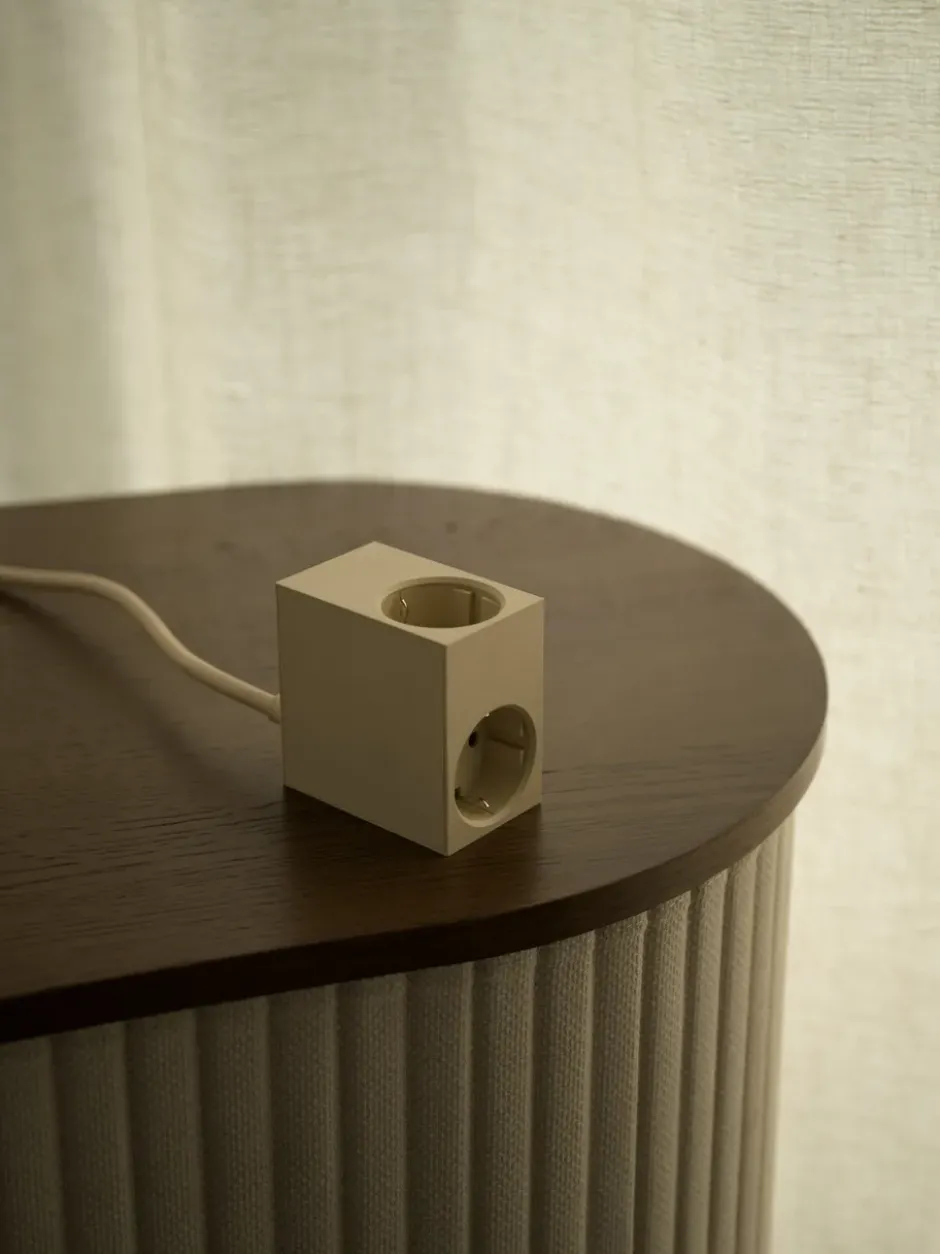 Cuboid haaroituspistorasia 2 m, Pearled Ivory