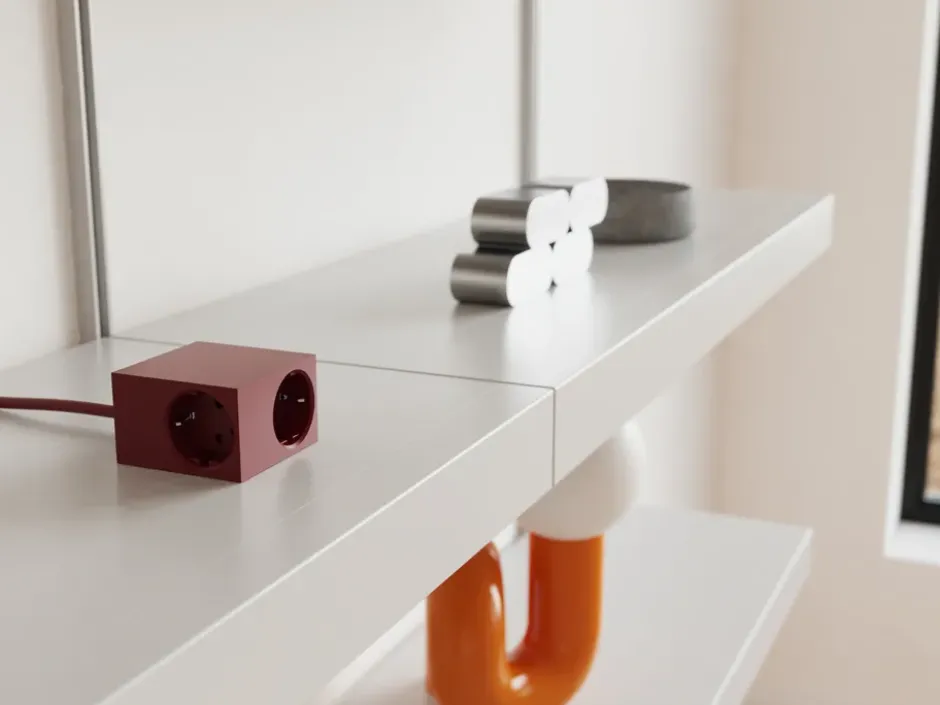 Cuboid+ haaroituspistorasia USB-C 30W 2 m, Fired Brick