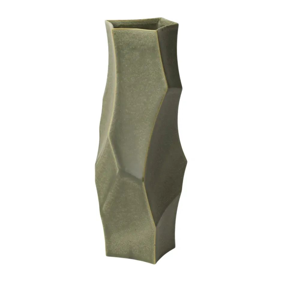 Cueva maljakko 37 cm, Dark sage