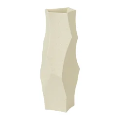 Cueva maljakko 37 cm, Off-white