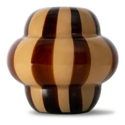 Curlie maljakko 20 cm, Ruskea-beige