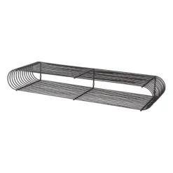 Curva hylly 80,4 cm, Black