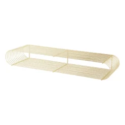 Curva hylly 80,4 cm, Gold