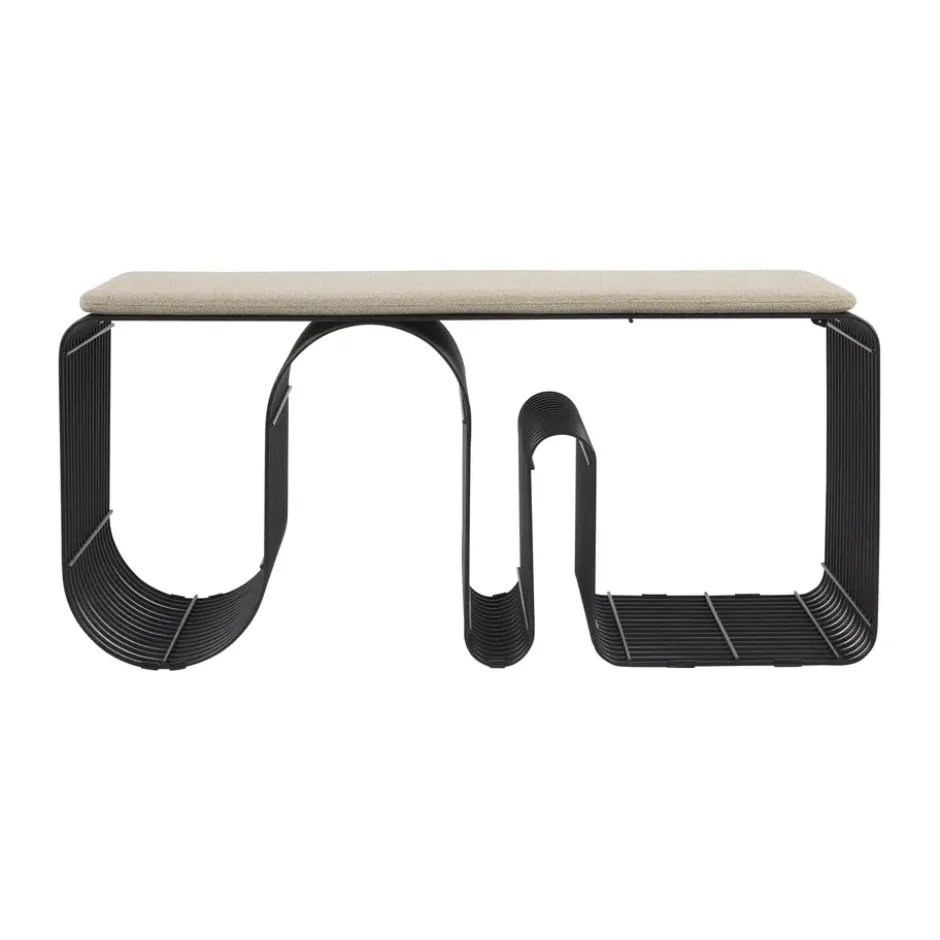 Curva penkin istuinpehmuste 32x95,5 cm, Taupe