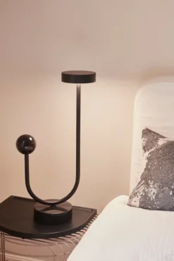 Curva pöytä 45 cm, Taupe