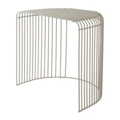 Curva pöytä 45 cm, Taupe
