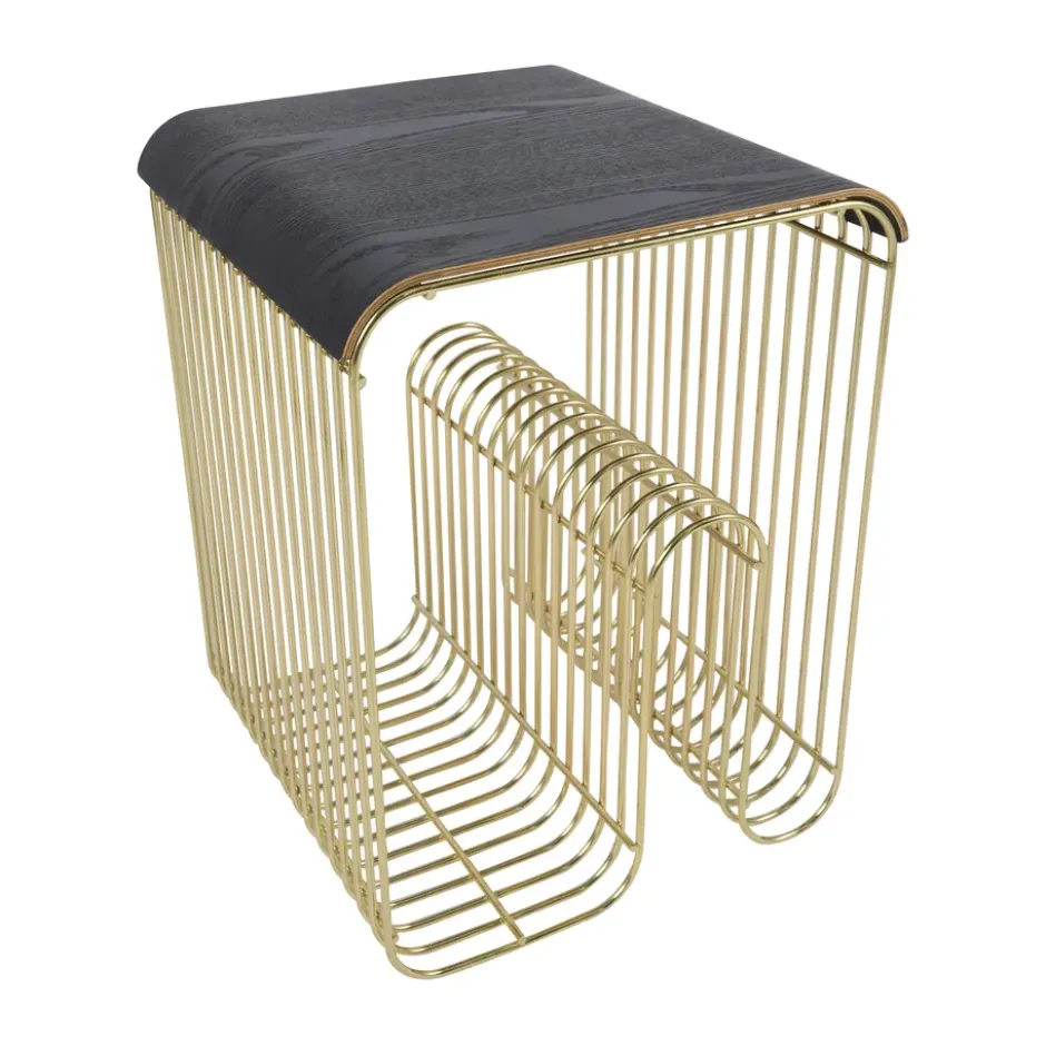 Curva tarjotin/yläpaneeli Curva jakkaralle 33 cm, Musta