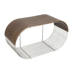 Curva tarjotin/yläpaneeli Curva seinähyllyyn 62,2 cm, Pähkinäpuu