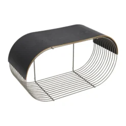 Curva tarjotin/yläpaneeli Curva seinähyllyyn 62,2 cm, Musta