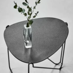 Curve Chameleon Hippo -sivupöytä, Black-anthracite