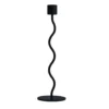 Curved kynttilänjalka 26 cm, Black