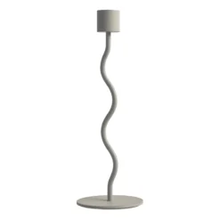 Curved kynttilänjalka 23 cm, Hiekka