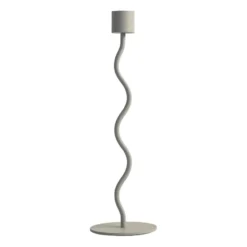 Curved kynttilänjalka 26 cm, Hiekka