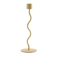 Curved kynttilänjalka 23 cm, Maapähkinä