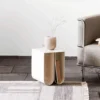 Curved sivupöytä, Beige