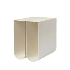 Curved sivupöytä, Beige