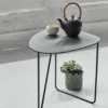 Curve Hippo -sivupöytä, L, Black-anthracite