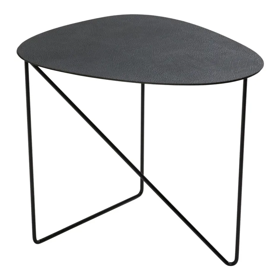Curve Hippo -sivupöytä, L, Black-anthracite