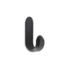 Curve mini koukku 2-pakkaus, Mattamusta