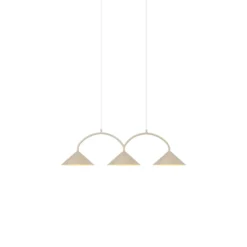 Curve riippuvalaisin 3, Beige