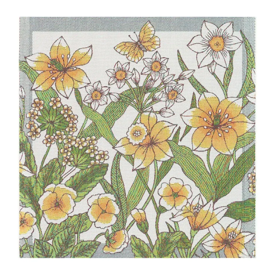 Daffodil kangasservietti 35x35 cm, Keltainen