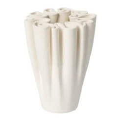 Dedali maljakko 11 cm, Off-white